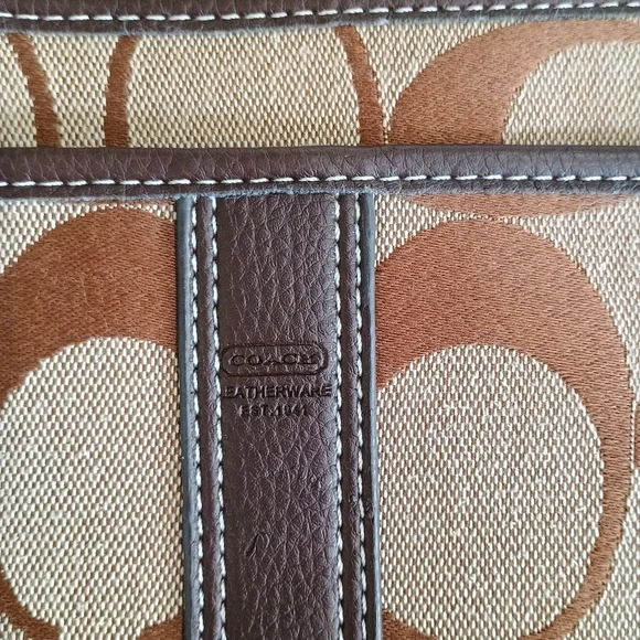 Coach Brown and Tan Crossbody Bag - Picture 4 of 12